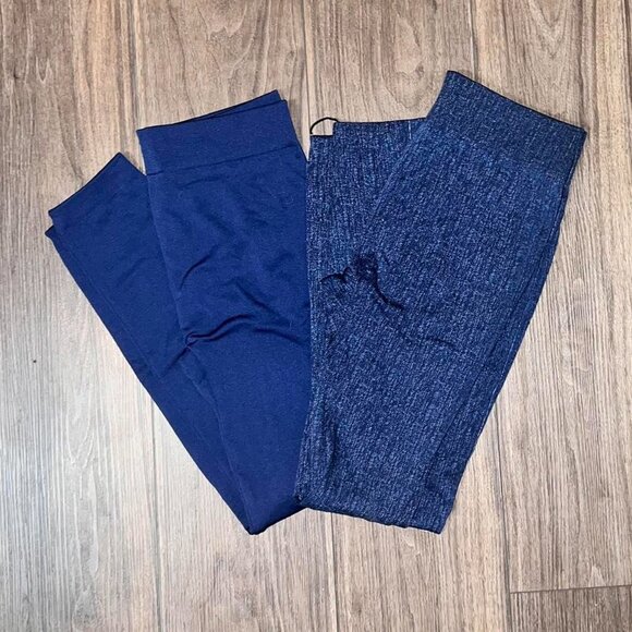 Soft Navy Two Piece Loungewear - Picture 2 of 2